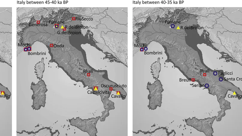 Lithic techno-complexes in Italy from 50 to 39 thousand years BP: An overview of lithic technological changes across the Middle-Upper Palaeolithic boundary