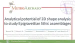 Analytical potential of 2D shape analysis to study Epigravettian lithic assemblages